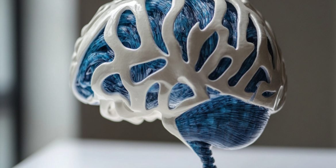 This shows a brain.